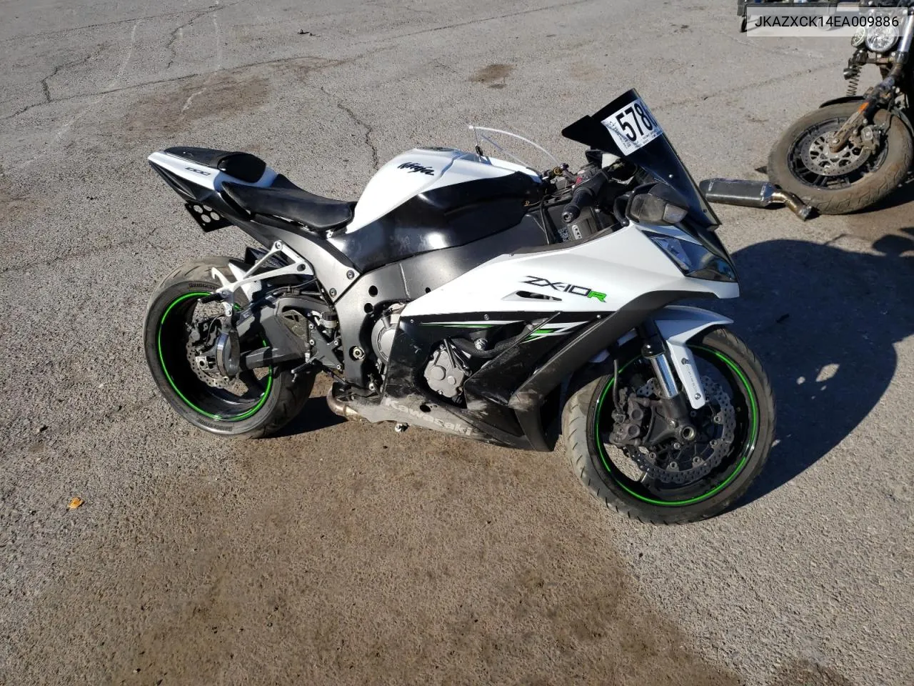 2014 Kawasaki Zx1000 K VIN: JKAZXCK14EA009886 Lot: 73484694