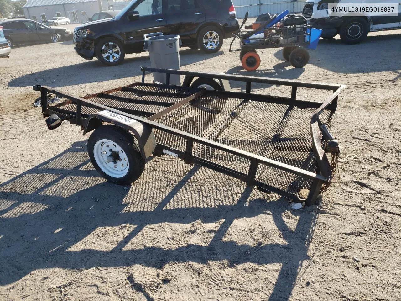 2014 Utility Trailer VIN: 4YMUL0819EG018837 Lot: 77661654