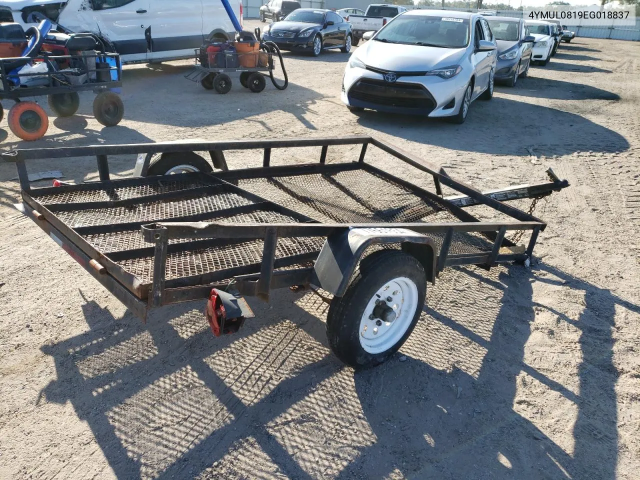 2014 Utility Trailer VIN: 4YMUL0819EG018837 Lot: 77661654