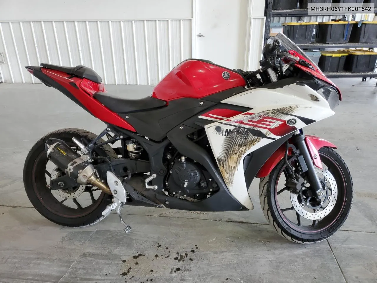 2015 Yamaha Yzfr3 VIN: MH3RH06Y1FK001542 Lot: 56493914