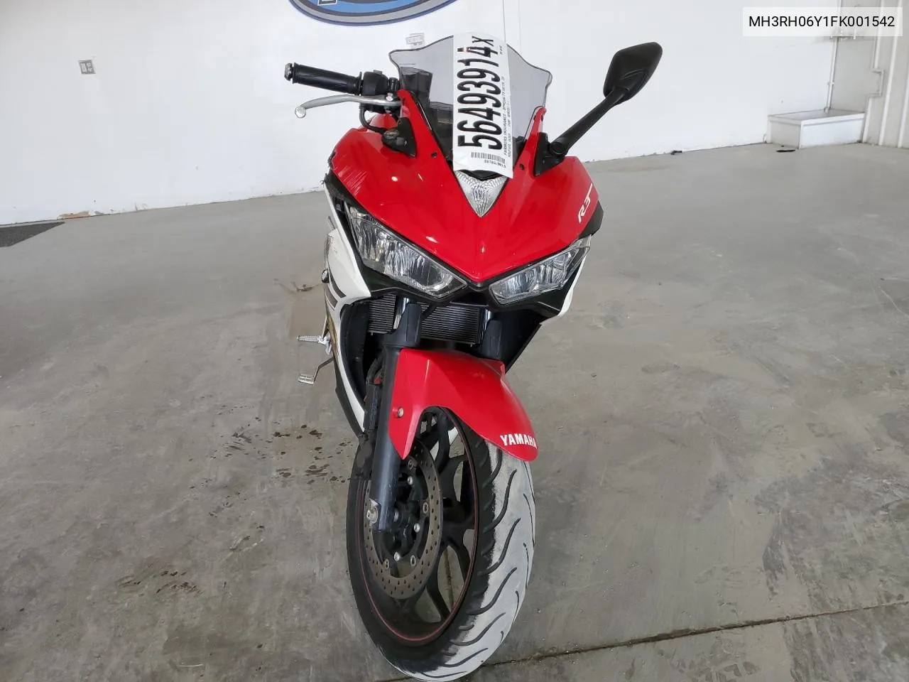 2015 Yamaha Yzfr3 VIN: MH3RH06Y1FK001542 Lot: 56493914