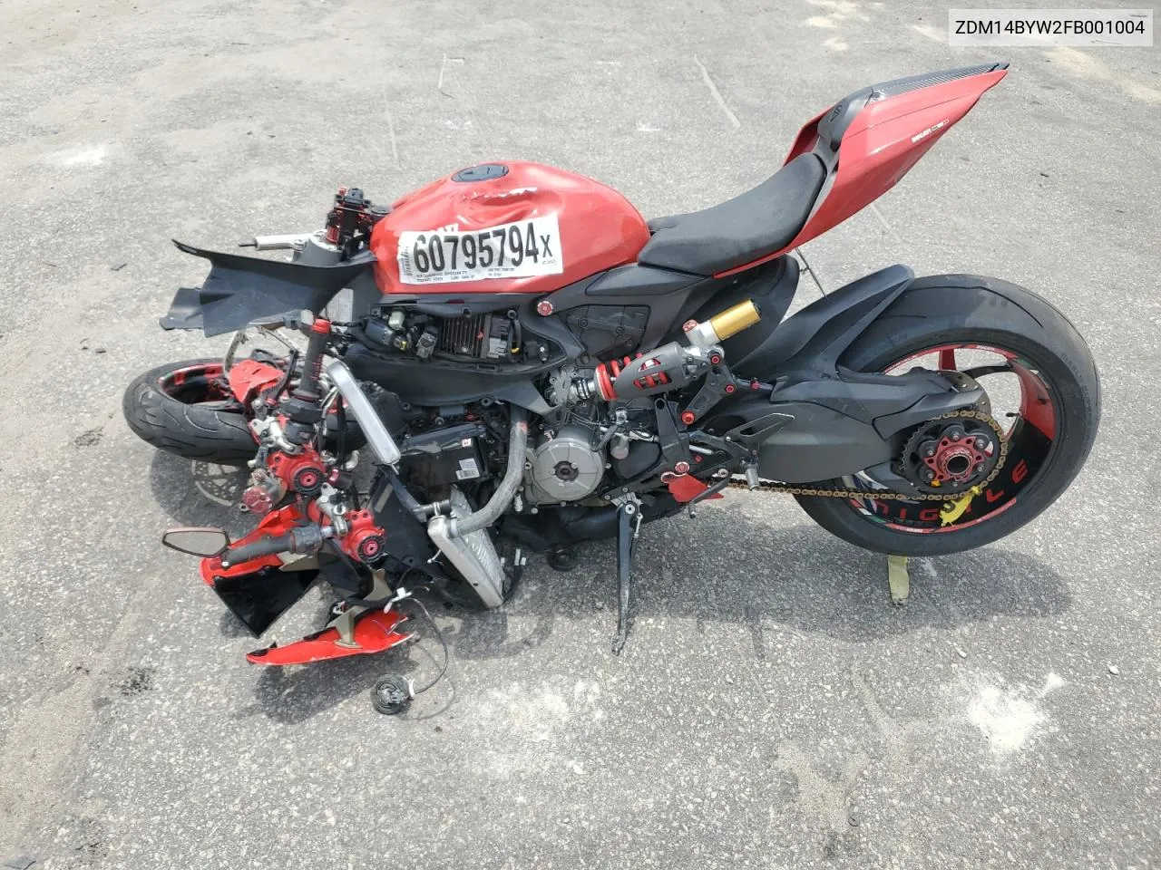 ZDM14BYW2FB001004 2015 Ducati Superbike 1299 Panigale