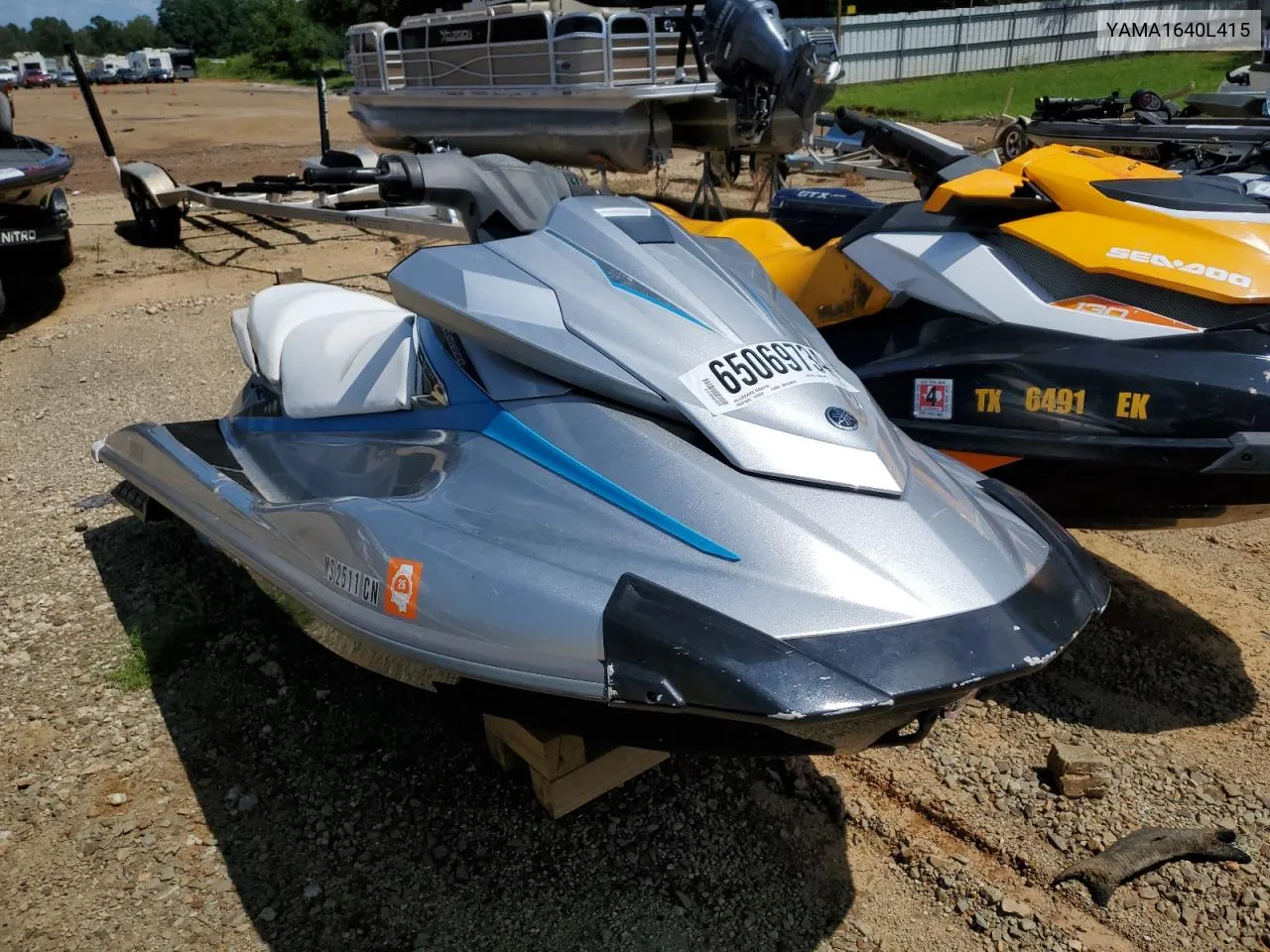 2015 Yamaha Vx110 VIN: YAMA1640L415 Lot: 65069734