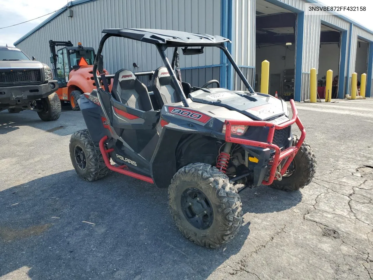 2015 Polaris Rzr S 900 Eps VIN: 3NSVBE872FF432158 Lot: 68076414