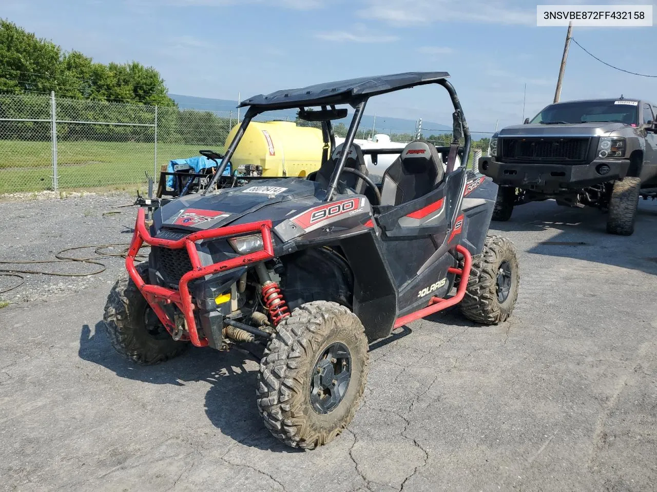 2015 Polaris Rzr S 900 Eps VIN: 3NSVBE872FF432158 Lot: 68076414