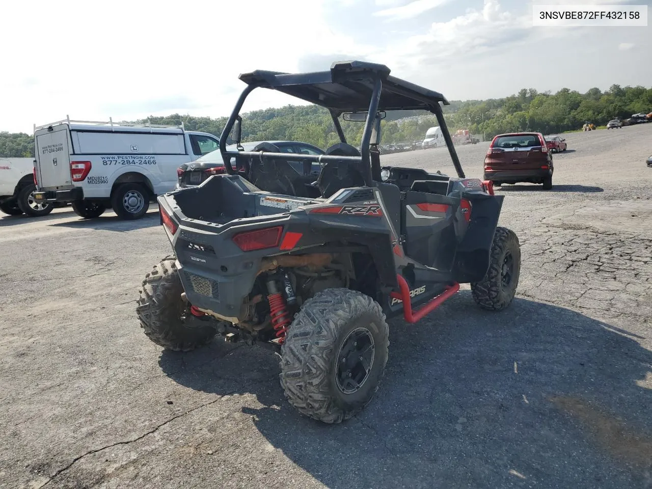 2015 Polaris Rzr S 900 Eps VIN: 3NSVBE872FF432158 Lot: 68076414