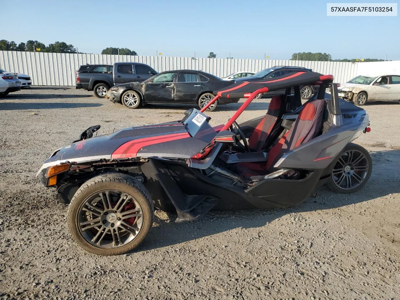 2015 Polaris Slingshot VIN: 57XAASFA7F5103254 Lot: 69082324