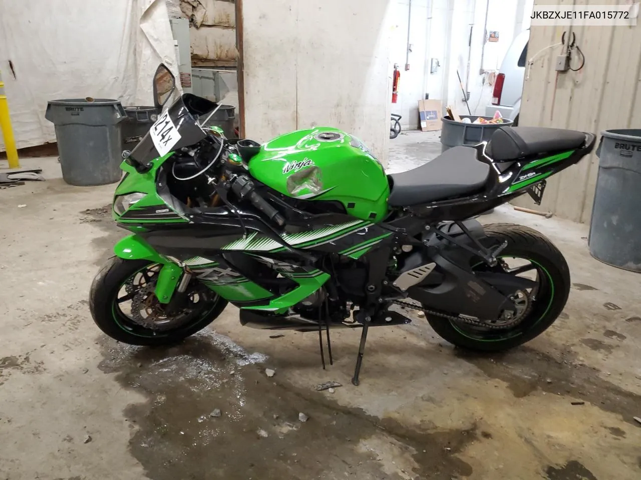 2015 Kawasaki Zx636 E VIN: JKBZXJE11FA015772 Lot: 72430214