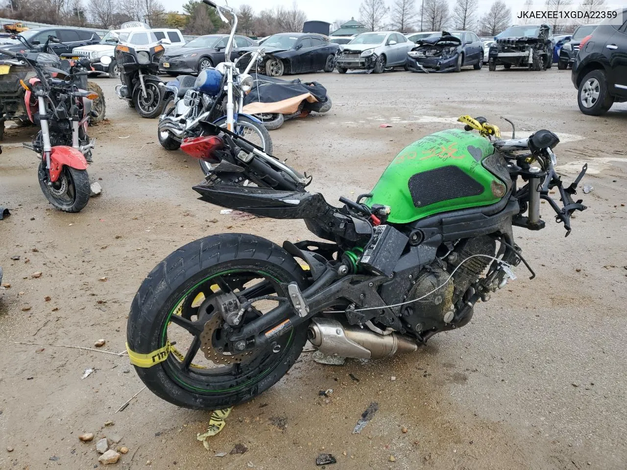 JKAEXEE1XGDA22359 2016 Kawasaki Ex650 E