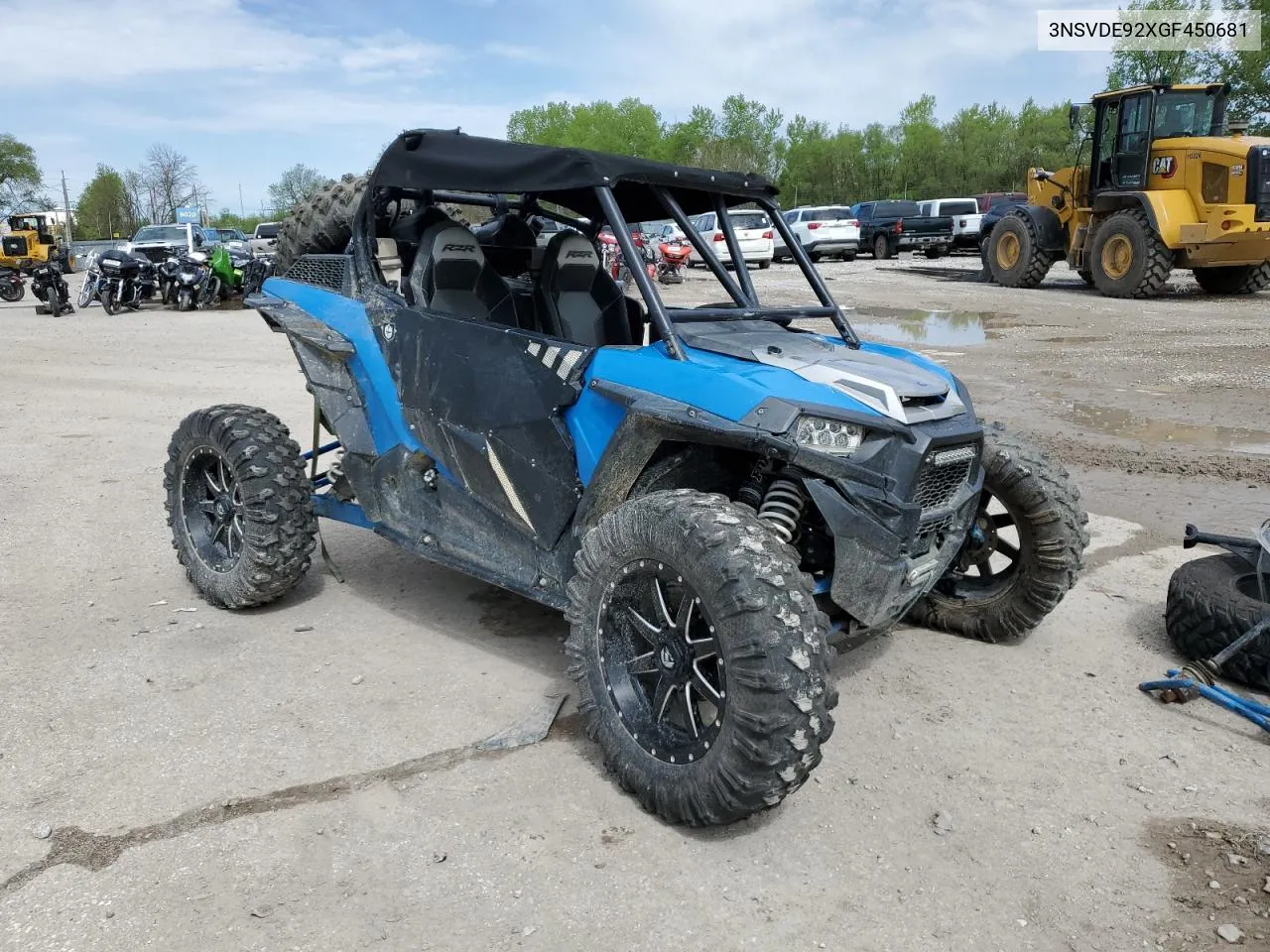 2016 Polaris Rzr Xp Turbo Eps VIN: 3NSVDE92XGF450681 Lot: 53119574