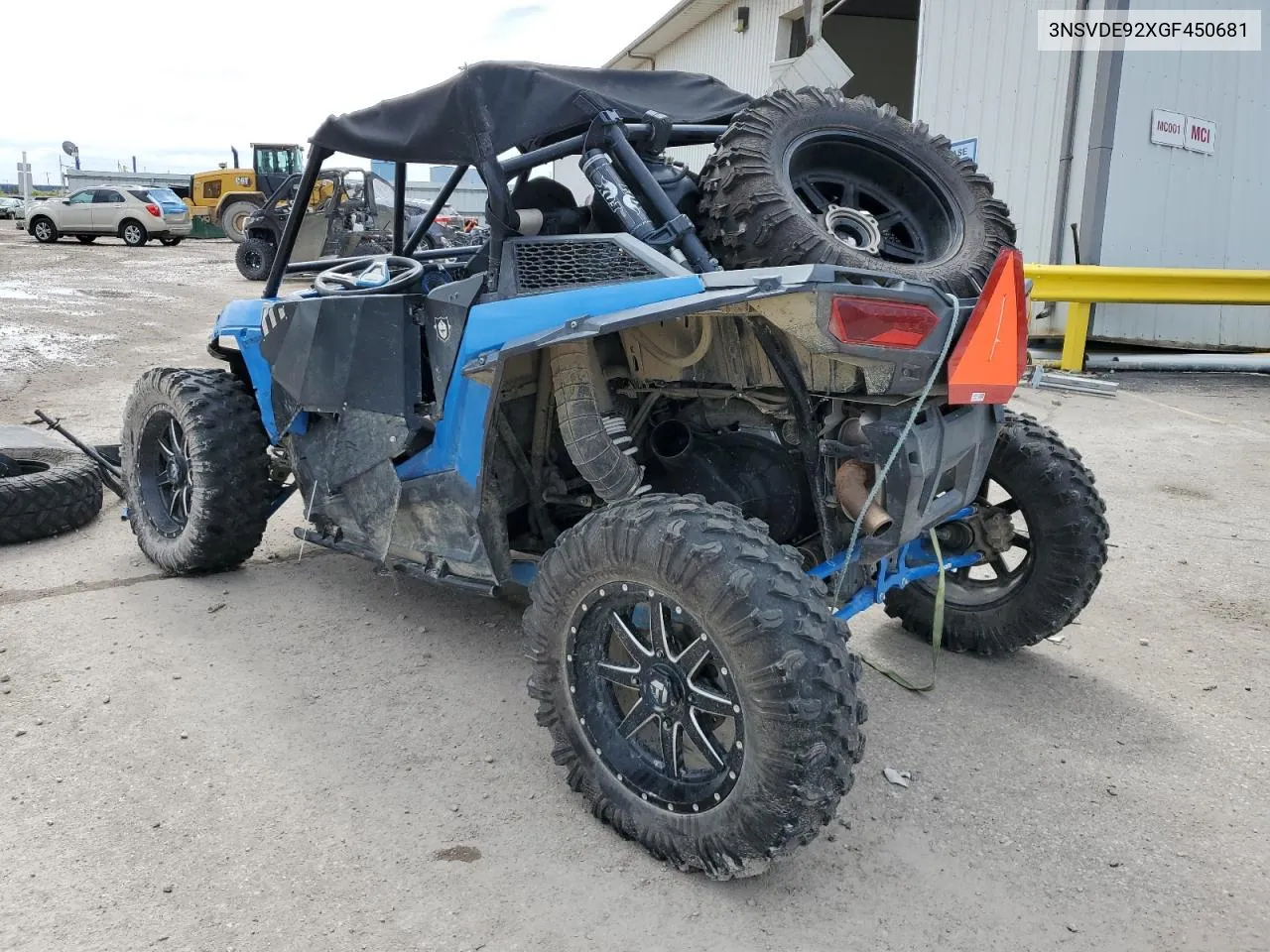 2016 Polaris Rzr Xp Turbo Eps VIN: 3NSVDE92XGF450681 Lot: 53119574