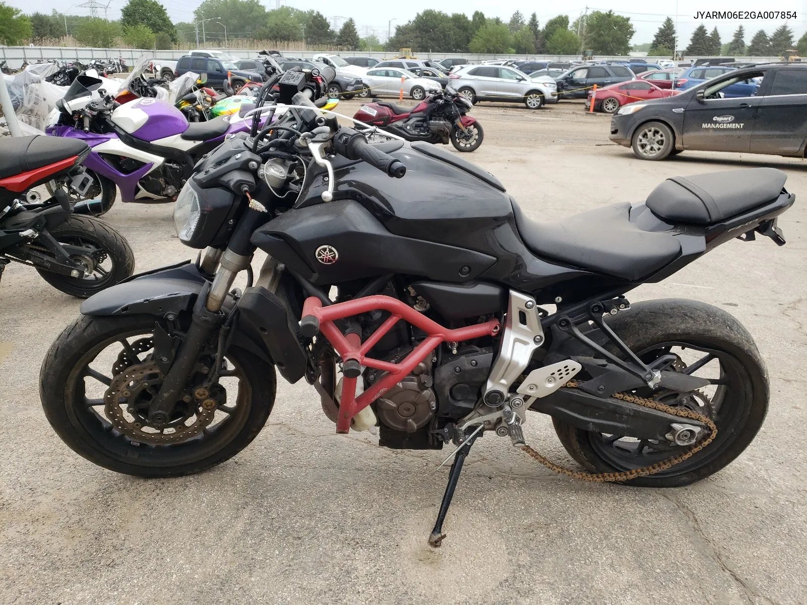 2016 Yamaha Fz07 VIN: JYARM06E2GA007854 Lot: 55838234