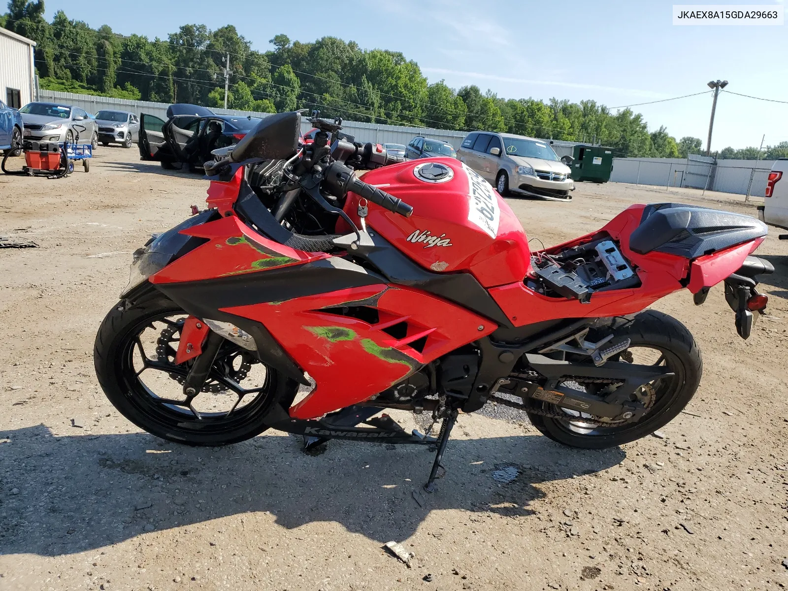 2016 Kawasaki Ex300 A VIN: JKAEX8A15GDA29663 Lot: 62725394