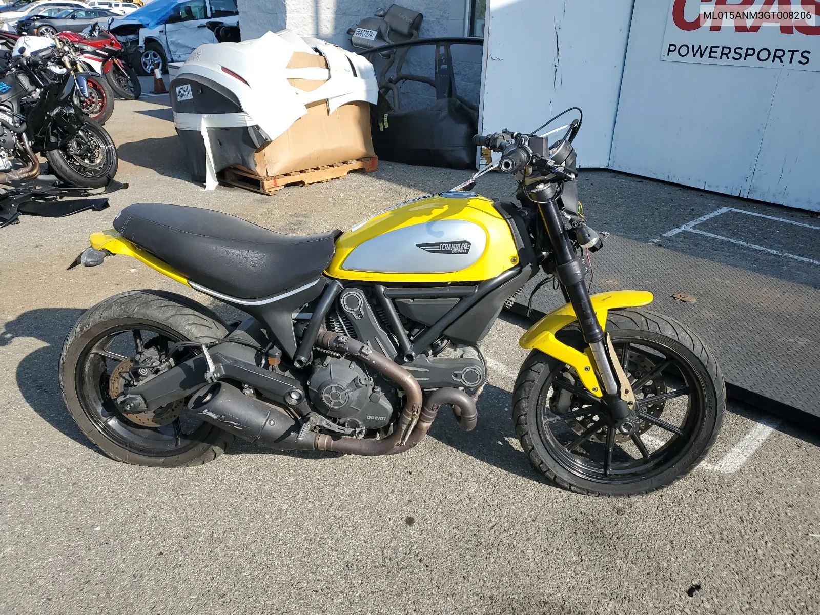 2016 Ducati Scrambler 800 VIN: ML015ANM3GT008206 Lot: 63242824