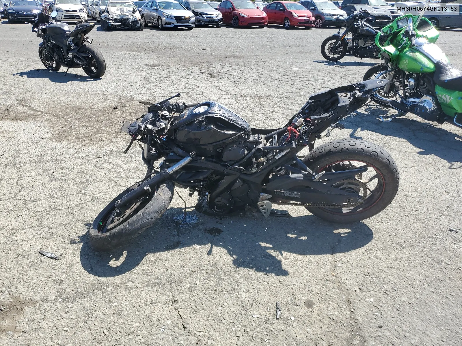 2016 Yamaha Yzfr3 VIN: MH3RH06Y4GK013153 Lot: 64689394