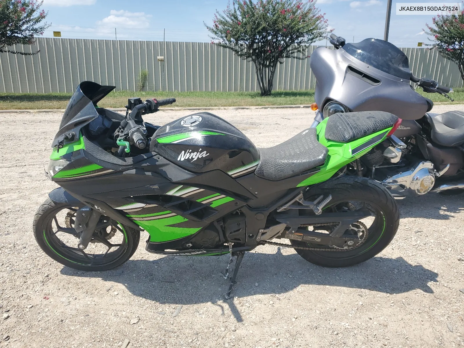 2016 Kawasaki Ex300 B VIN: JKAEX8B15GDA27524 Lot: 65129234