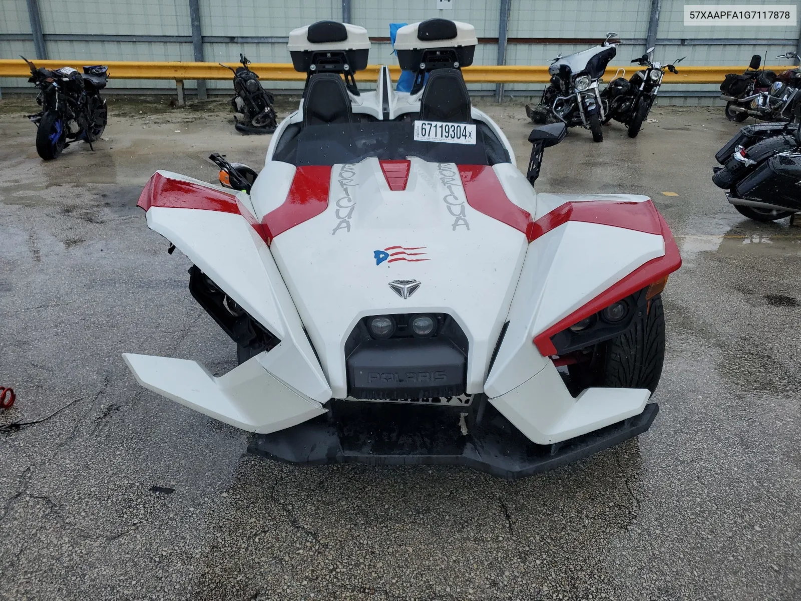 2016 Polaris Slingshot Sl VIN: 57XAAPFA1G7117878 Lot: 67119304