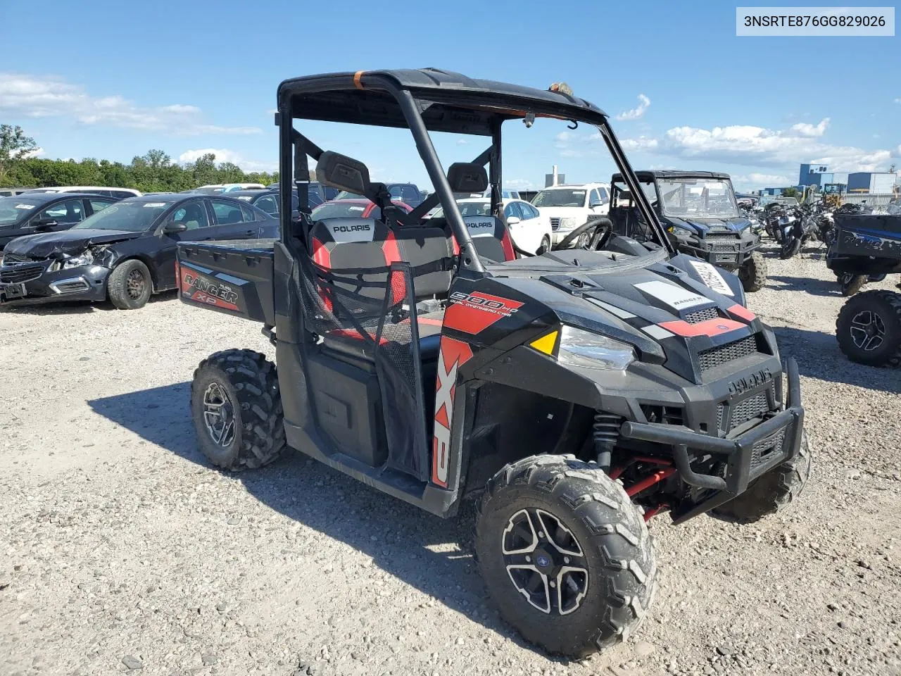 2016 Polaris Ranger Xp 900 Eps VIN: 3NSRTE876GG829026 Lot: 70259414