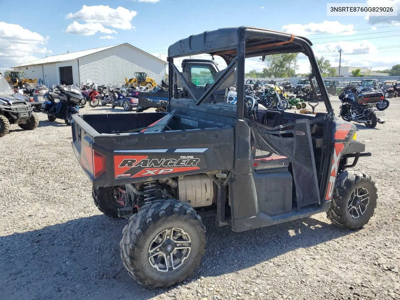 2016 Polaris Ranger Xp 900 Eps VIN: 3NSRTE876GG829026 Lot: 70259414