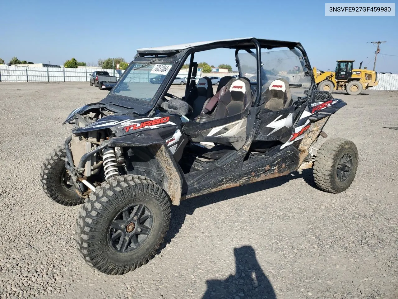 2016 Polaris Rzr Xp 4 Turbo Eps VIN: 3NSVFE927GF459980 Lot: 70331964