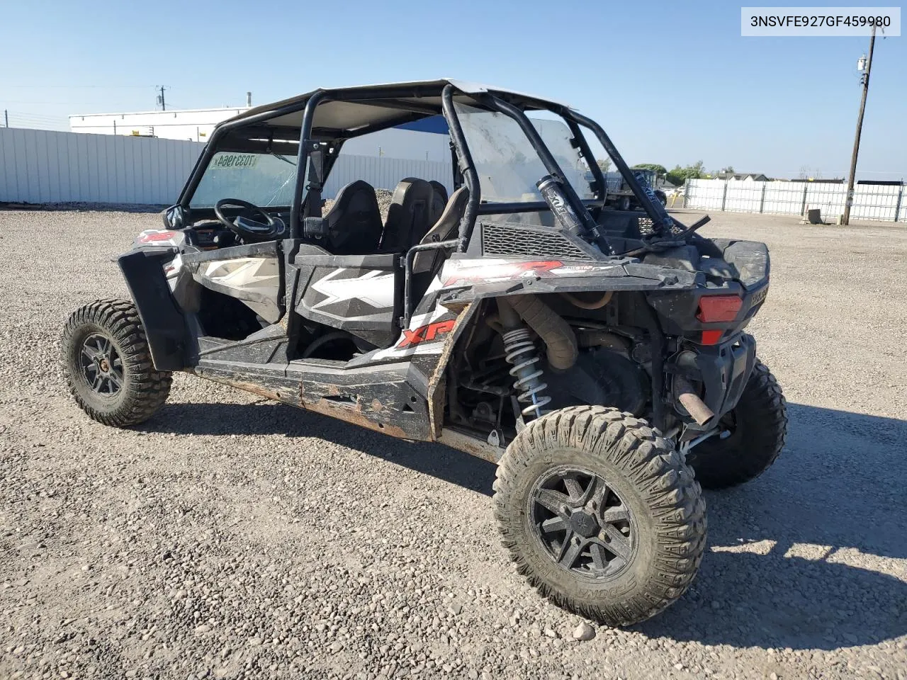 2016 Polaris Rzr Xp 4 Turbo Eps VIN: 3NSVFE927GF459980 Lot: 70331964