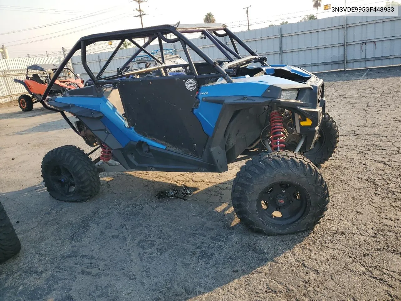 2016 Polaris Rzr Xp 1000 Eps VIN: 3NSVDE995GF448933 Lot: 70629434