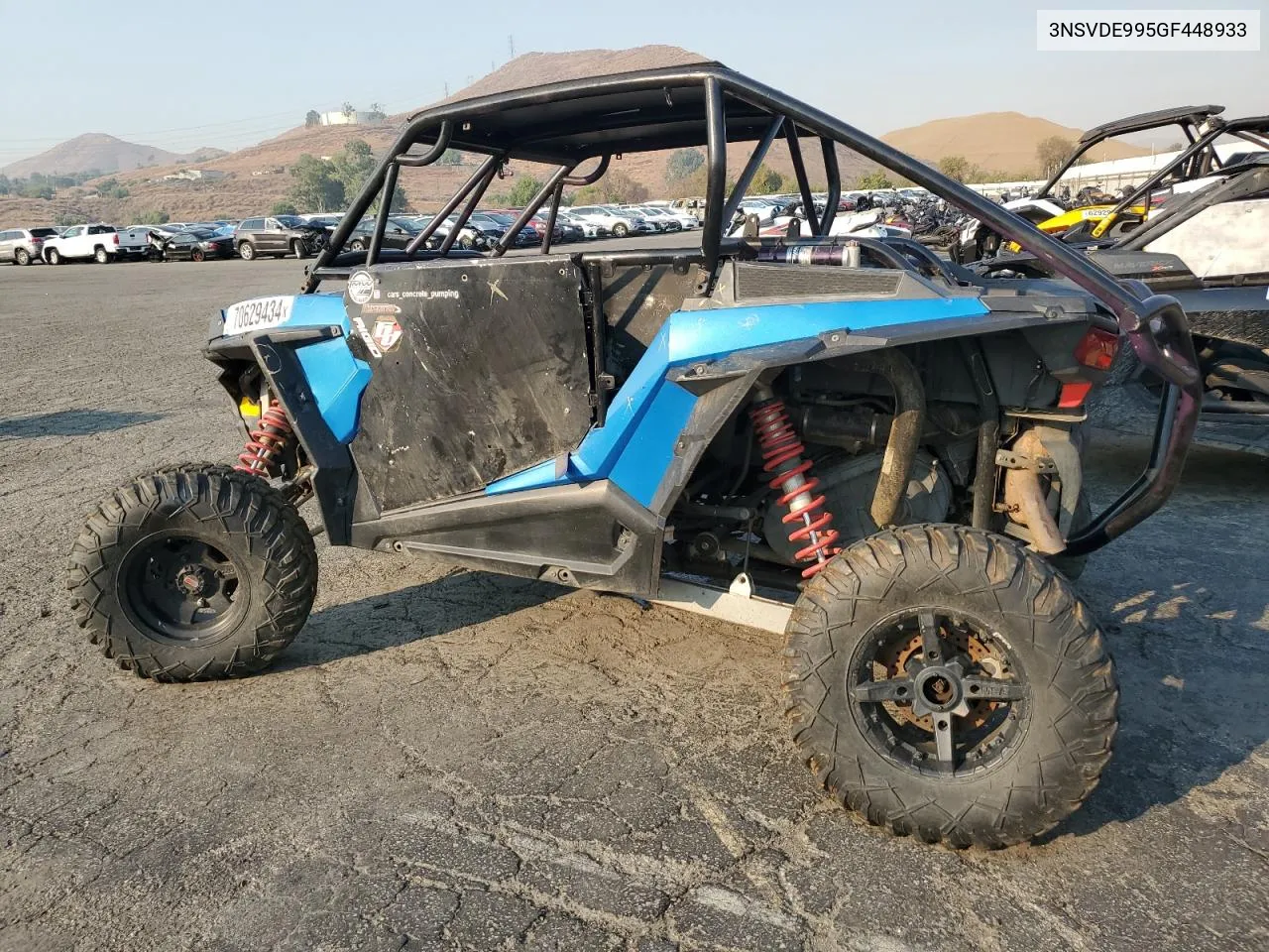 2016 Polaris Rzr Xp 1000 Eps VIN: 3NSVDE995GF448933 Lot: 70629434