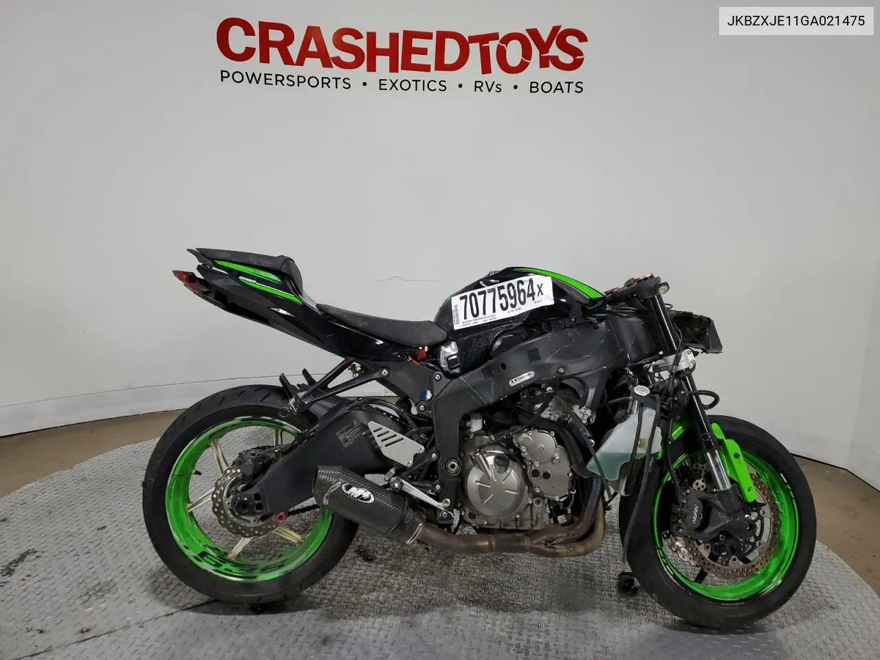 2016 Kawasaki Zx636 E VIN: JKBZXJE11GA021475 Lot: 70775964