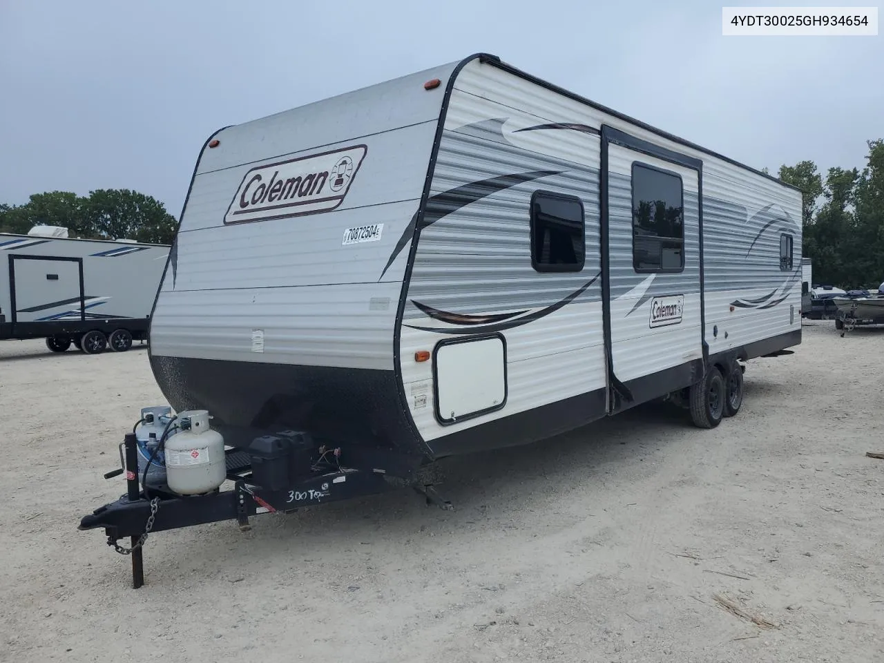 2016 Cole Camper VIN: 4YDT30025GH934654 Lot: 70872504