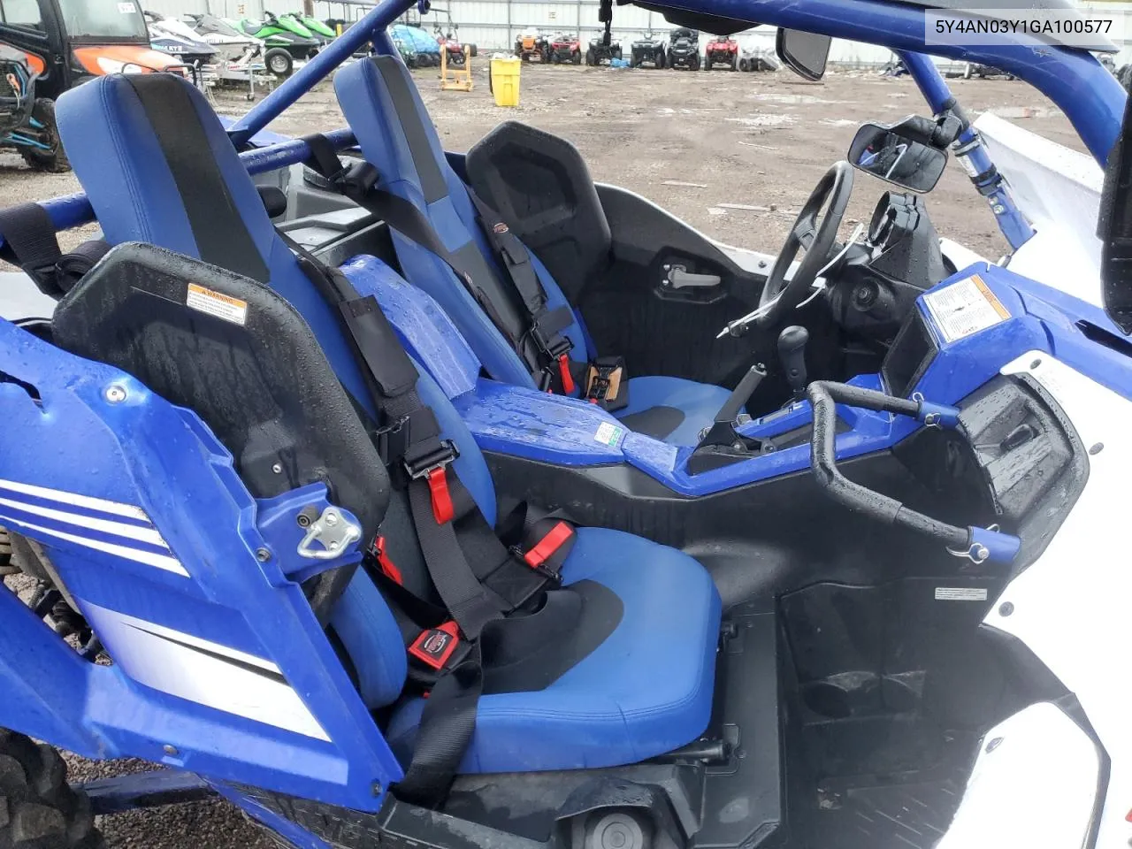 2016 Yamaha Yxz1000 VIN: 5Y4AN03Y1GA100577 Lot: 70962534