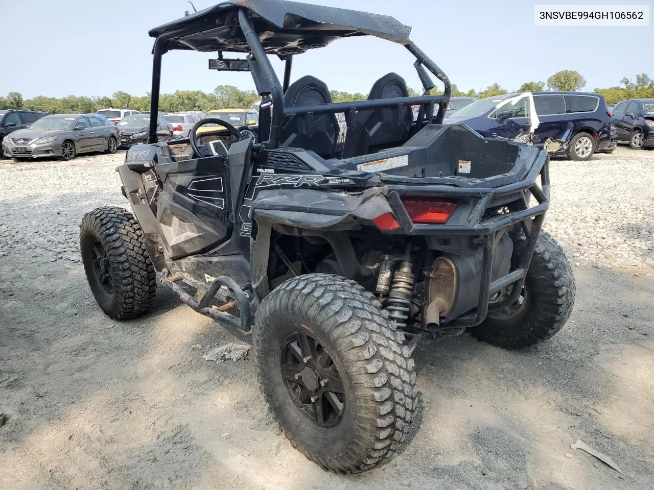 2016 Polaris Rzr S 1000 Eps VIN: 3NSVBE994GH106562 Lot: 71069804