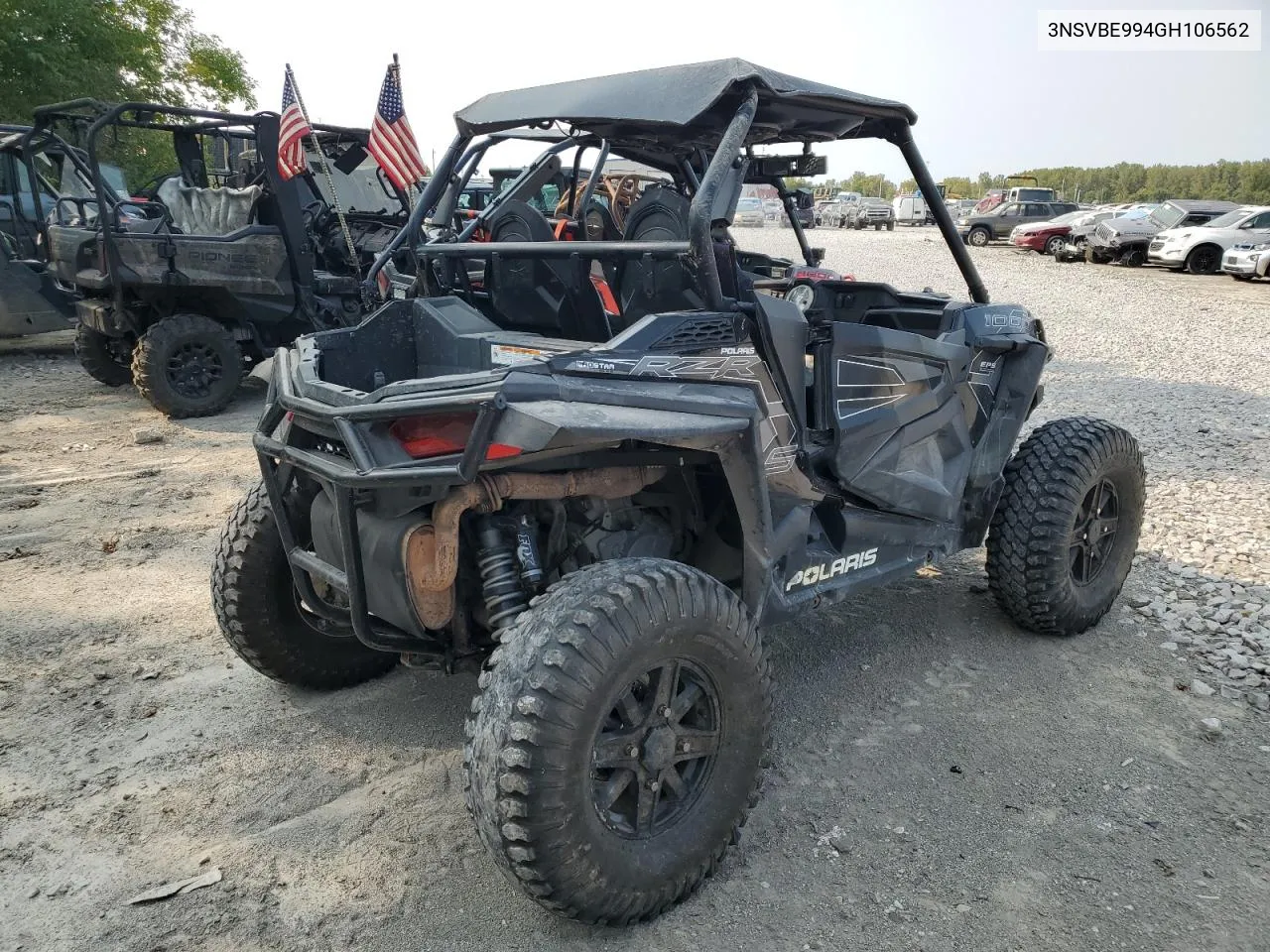 2016 Polaris Rzr S 1000 Eps VIN: 3NSVBE994GH106562 Lot: 71069804