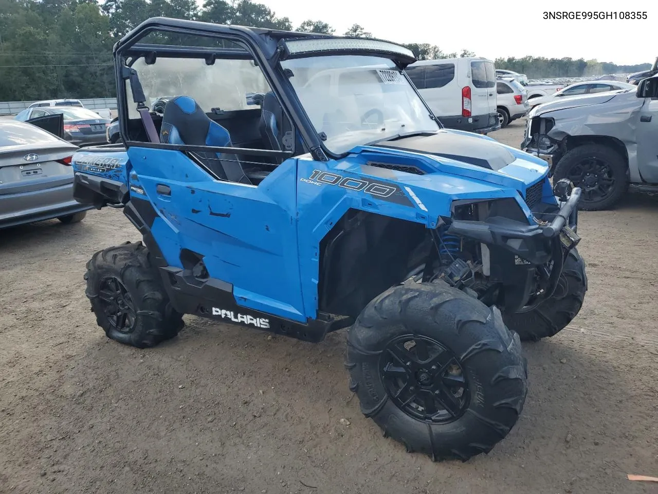 2016 Polaris General 1000 Eps VIN: 3NSRGE995GH108355 Lot: 72289194