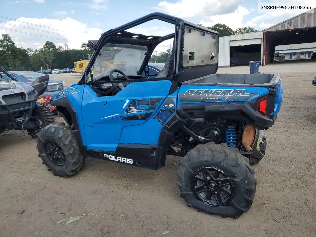 2016 Polaris General 1000 Eps VIN: 3NSRGE995GH108355 Lot: 72289194