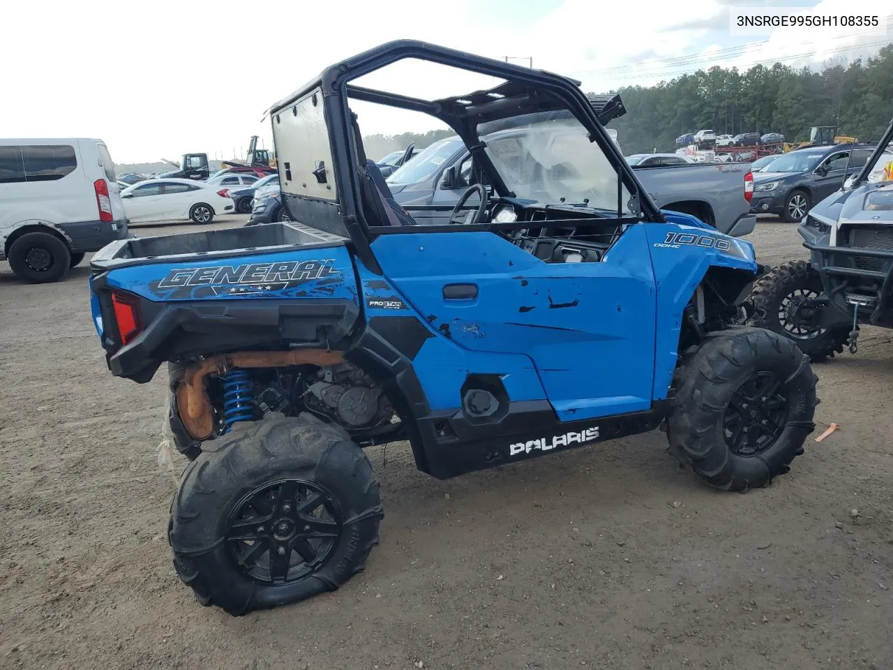 2016 Polaris General 1000 Eps VIN: 3NSRGE995GH108355 Lot: 72289194