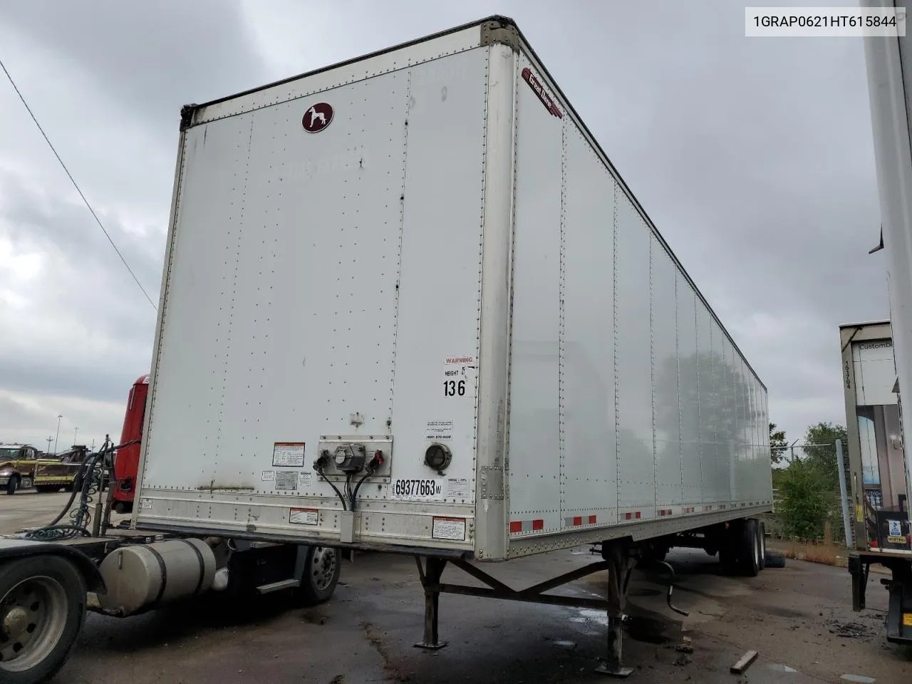 2016 Great Dane Trailer Semi Trail VIN: 1GRAP0621HT615844 Lot: 72996604