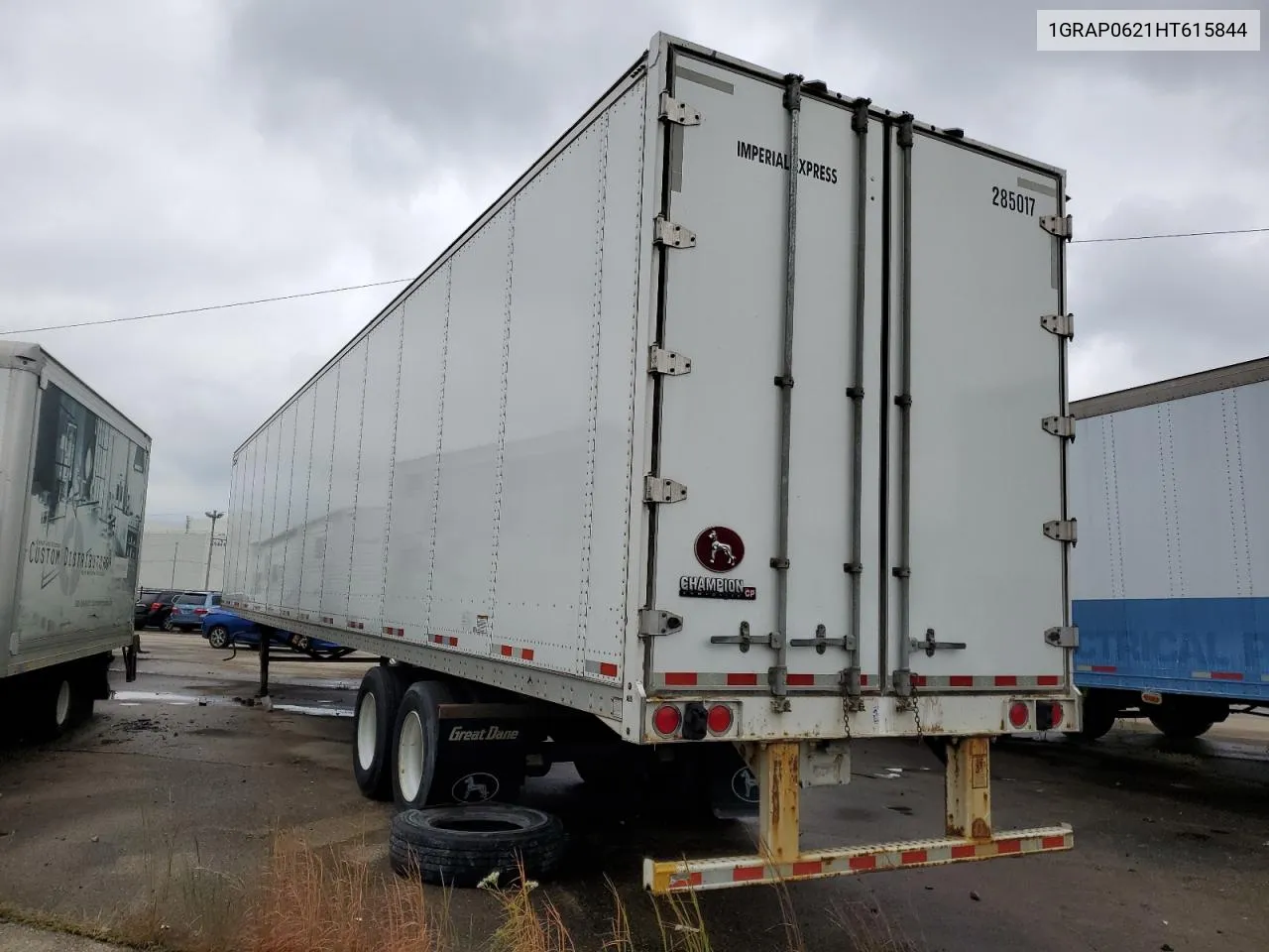 2016 Great Dane Trailer Semi Trail VIN: 1GRAP0621HT615844 Lot: 72996604