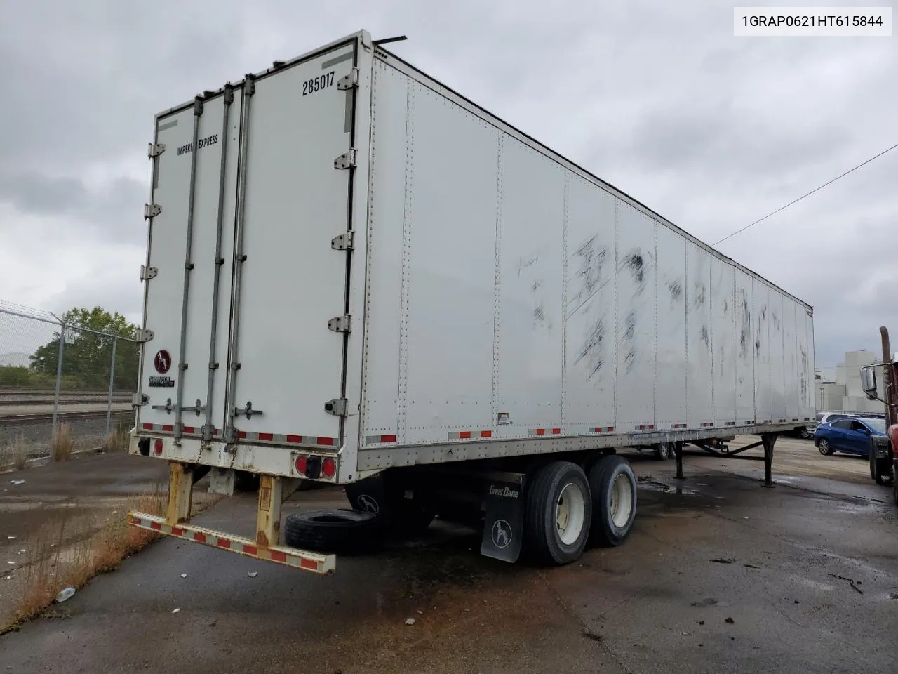 2016 Great Dane Trailer Semi Trail VIN: 1GRAP0621HT615844 Lot: 72996604