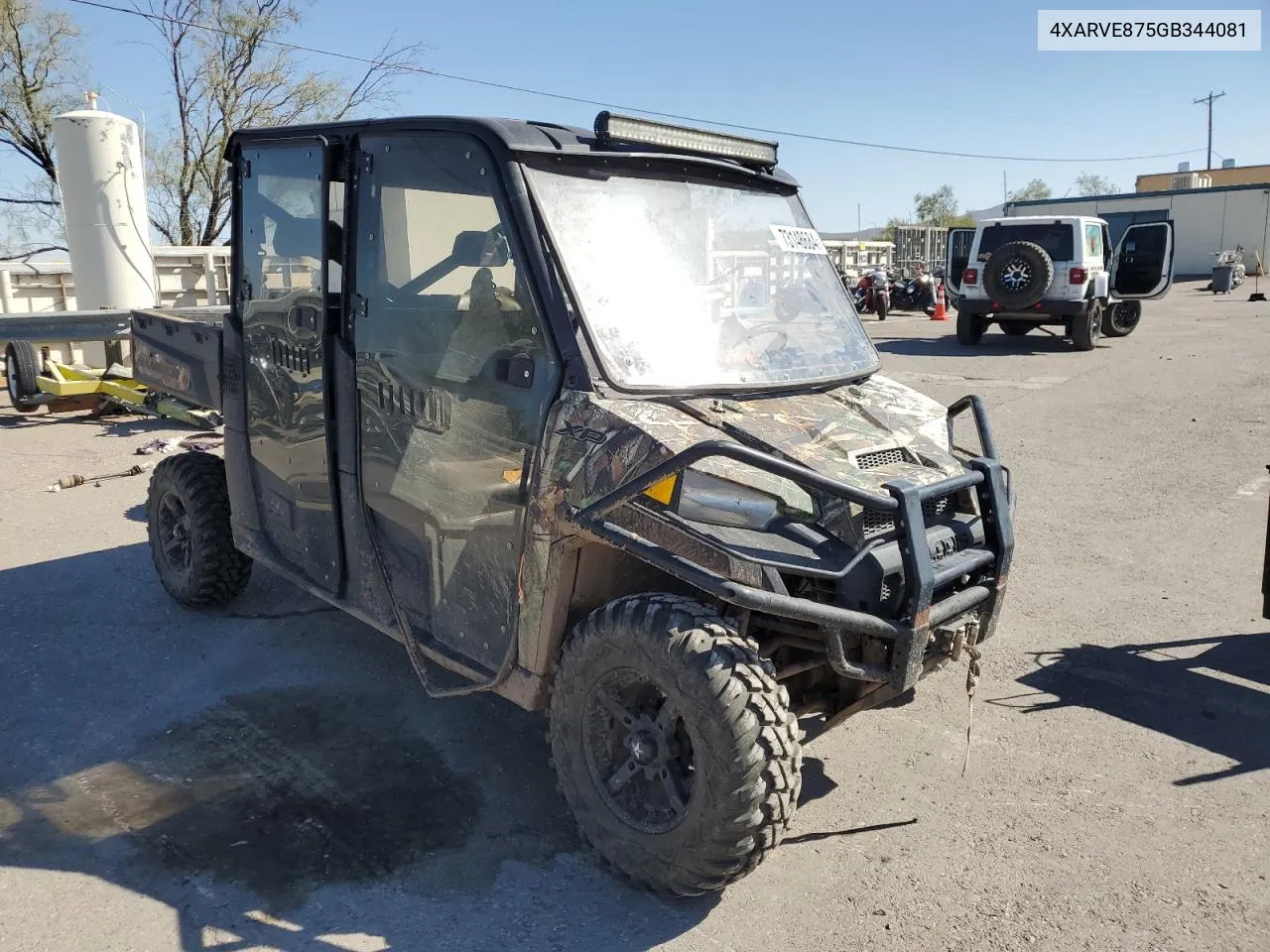 2016 Polaris Ranger Crew Xp 900-6 Eps VIN: 4XARVE875GB344081 Lot: 73148684