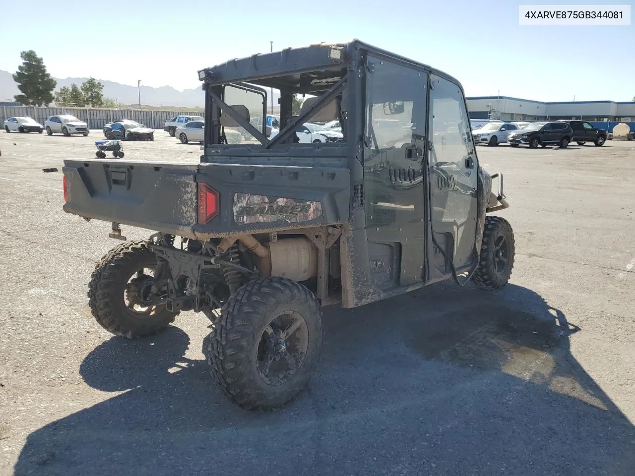 2016 Polaris Ranger Crew Xp 900-6 Eps VIN: 4XARVE875GB344081 Lot: 73148684