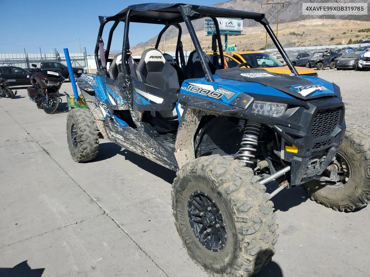 2016 Polaris Rzr Xp 4 1000 Eps VIN: 4XAVFE99XGB319785 Lot: 73247334