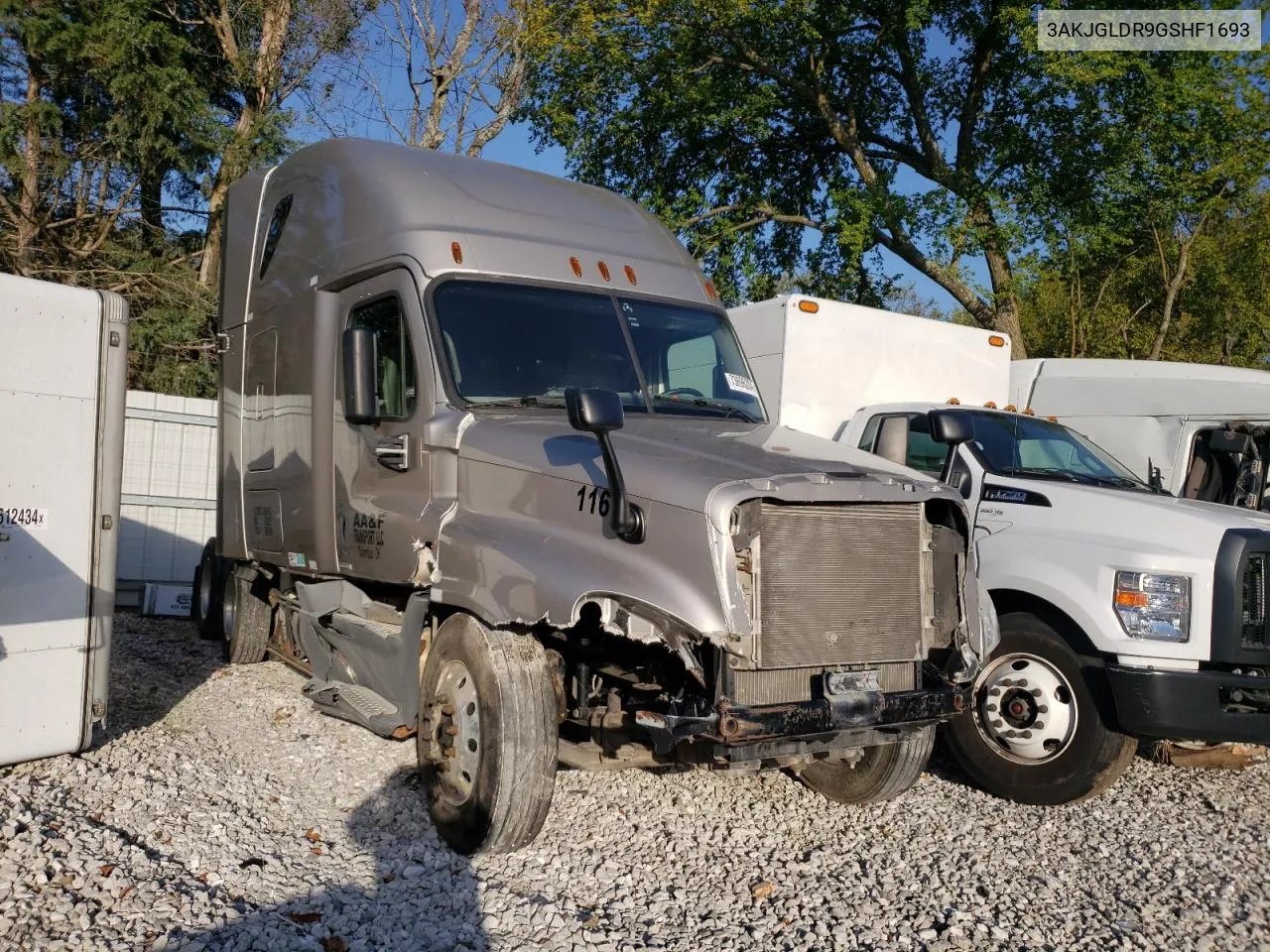 2016 Freightliner Cascadia 125 VIN: 3AKJGLDR9GSHF1693 Lot: 73696204