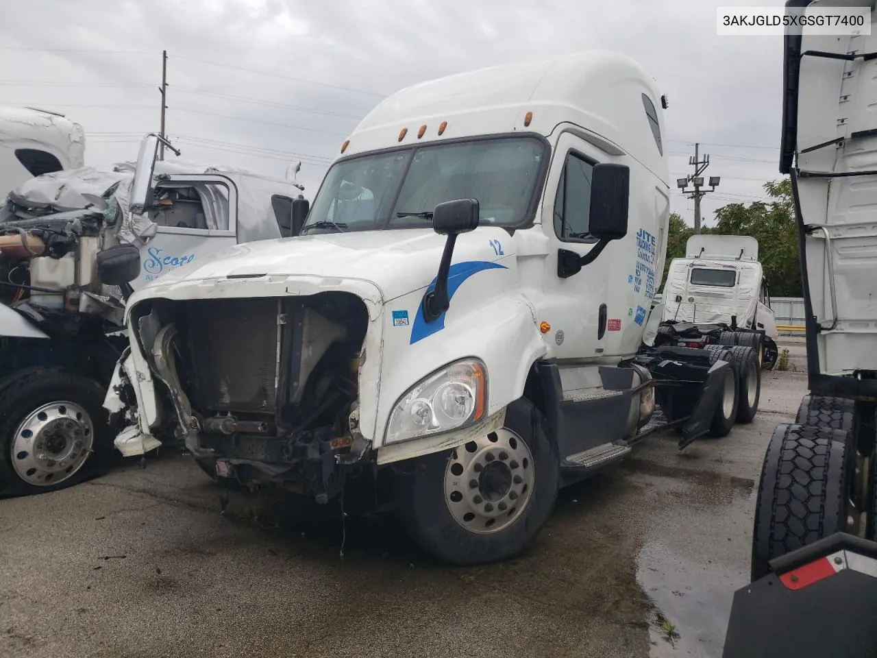 2016 Freightliner Cascadia 125 VIN: 3AKJGLD5XGSGT7400 Lot: 74202744