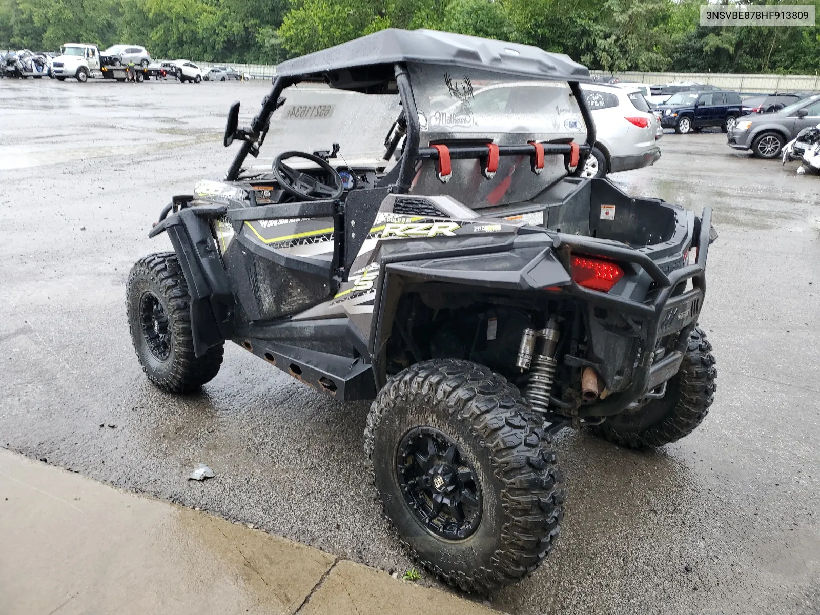 2017 Polaris Rzr S 900 Eps VIN: 3NSVBE878HF913809 Lot: 65211634