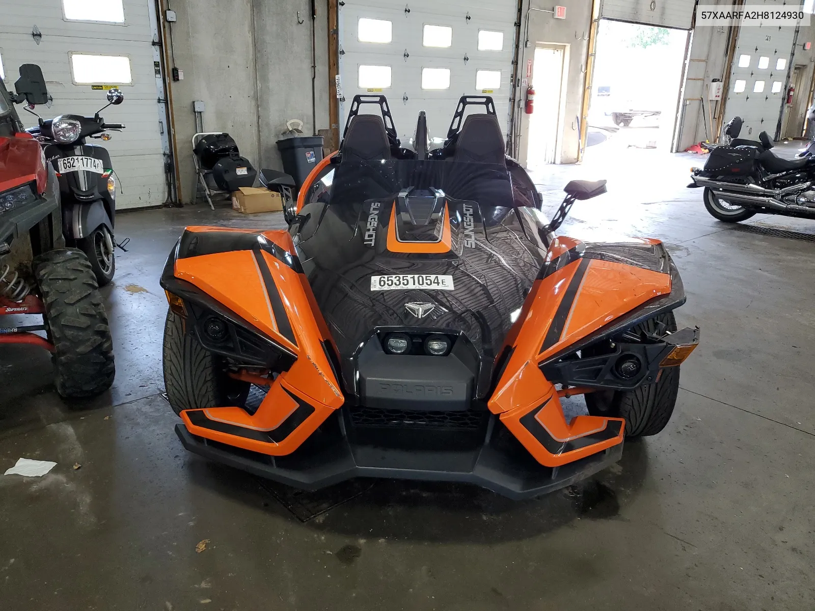 2017 Polaris Slingshot Slr VIN: 57XAARFA2H8124930 Lot: 65351054