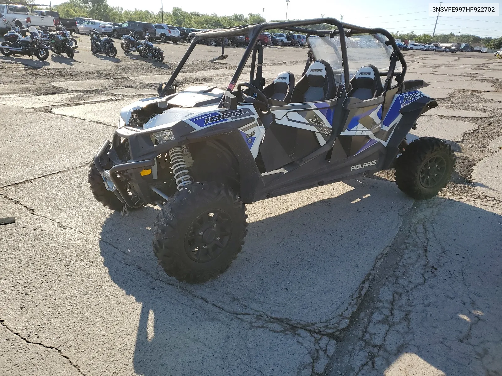 2017 Polaris Rzr Xp 4 1000 Eps VIN: 3NSVFE997HF922702 Lot: 67061424