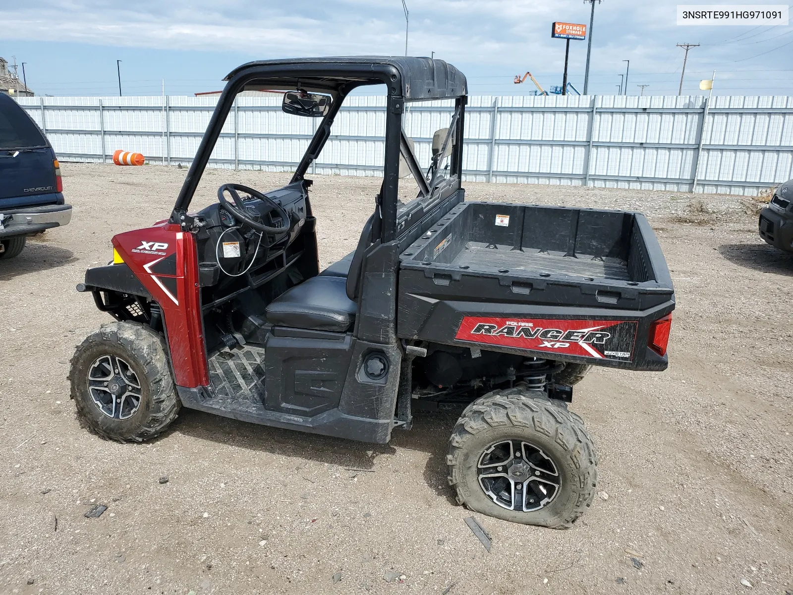 2017 Polaris Ranger Xp 1000 Eps VIN: 3NSRTE991HG971091 Lot: 68453104