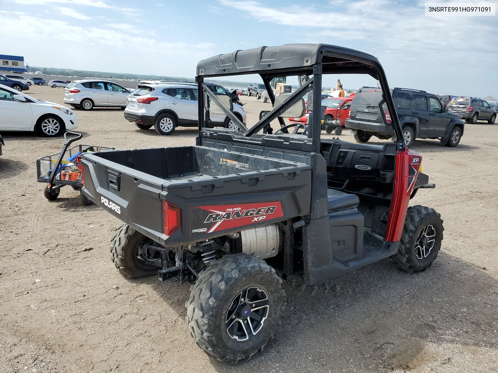 2017 Polaris Ranger Xp 1000 Eps VIN: 3NSRTE991HG971091 Lot: 68453104