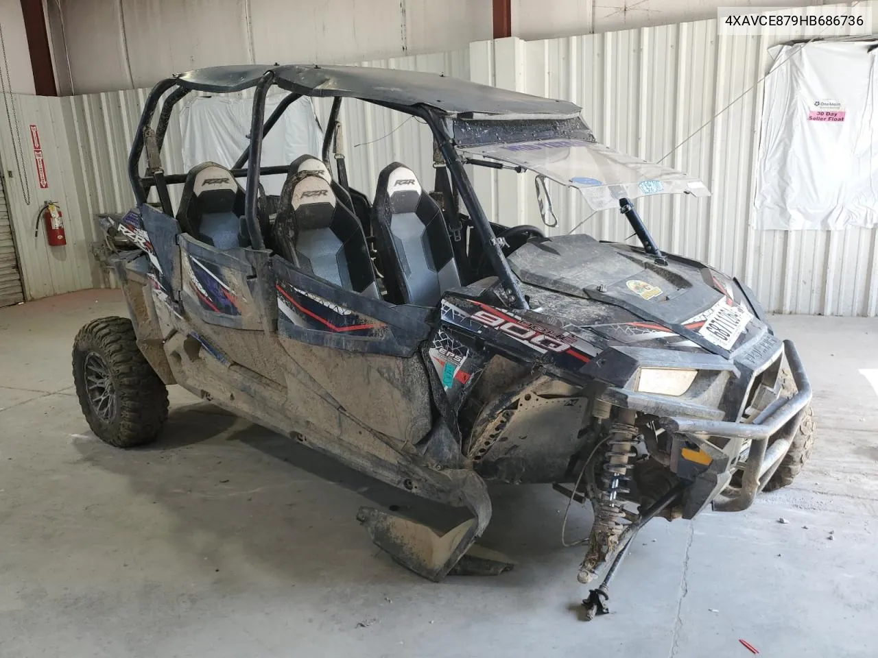 2017 Polaris Rzr 4 900 Eps VIN: 4XAVCE879HB686736 Lot: 68711264