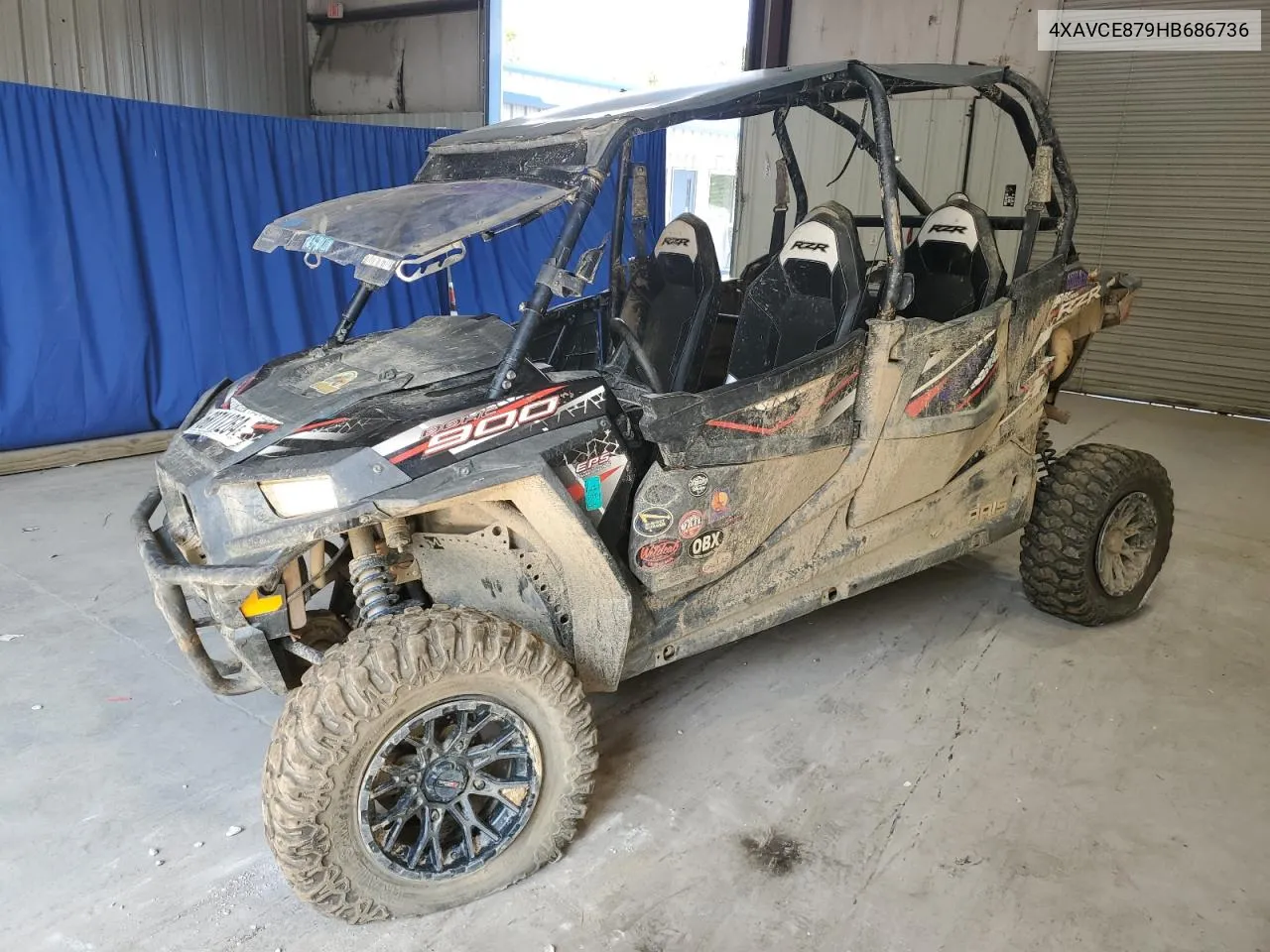 2017 Polaris Rzr 4 900 Eps VIN: 4XAVCE879HB686736 Lot: 68711264